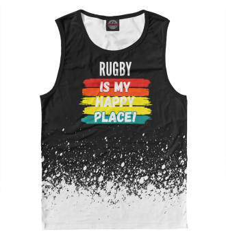 Майка Rugby Is My Happy Place!