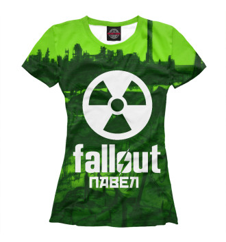 Женская Футболка Fallout-Павел