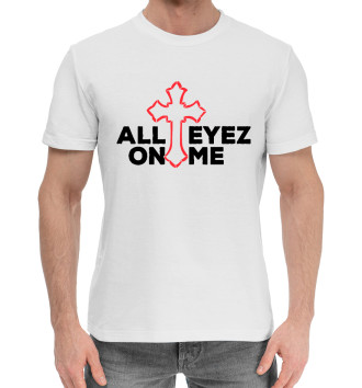 Мужская Хлопковая футболка All Eyez On Me