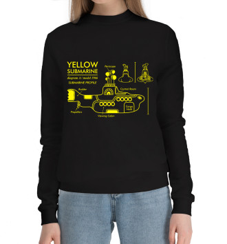Хлопковый свитшот Yellow Submarine