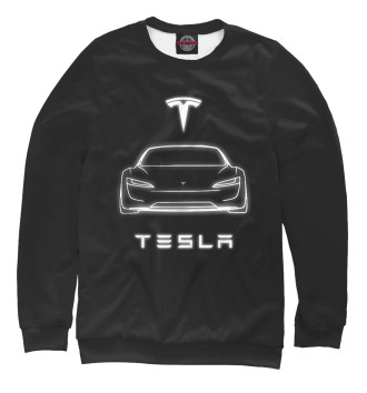 Свитшот Tesla - white light