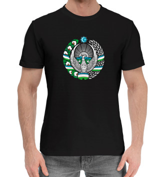 Мужская Хлопковая футболка Узбекистан