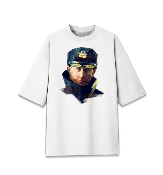 Хлопковая футболка оверсайз Путин