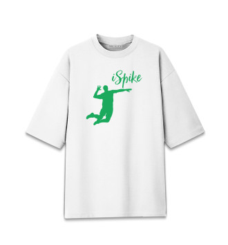 Женская Хлопковая футболка оверсайз I Spike