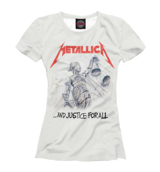Женская Футболка Metallica for all
