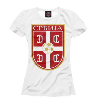 Футболка для девочек Сербия