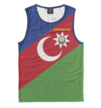 Майка Azerbaijan - герб и флаг