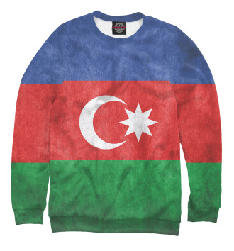 Мужской Свитшот Флаг Азербайджана