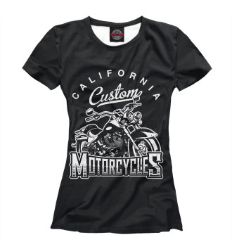 Женская Футболка Motorcycles Custom