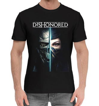 Мужская Хлопковая футболка Dishonored