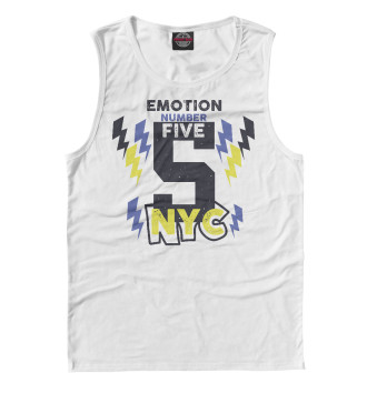 Майка для мальчиков Emotion number five NYC 5