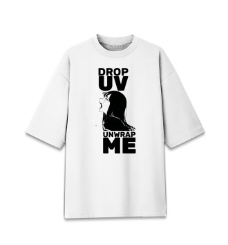 Мужская Хлопковая футболка оверсайз Drop UV UnWrap ME
