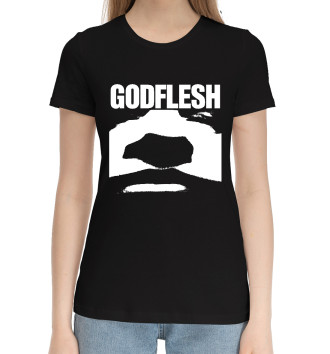 Женская Хлопковая футболка Godflesh