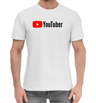 Хлопковая футболка YouTuber