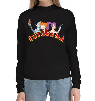 Женский Хлопковый свитшот Futurama