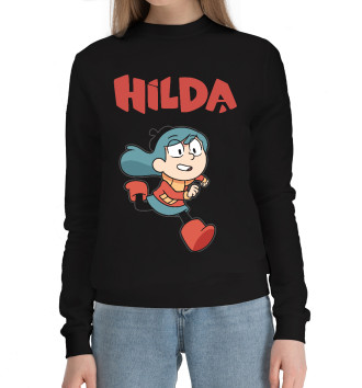 Женский Хлопковый свитшот Hilda