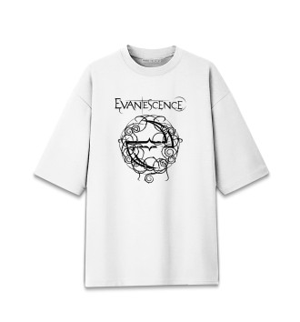 Хлопковая футболка оверсайз Evanescence