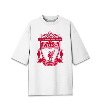 Хлопковая футболка оверсайз Liverpool