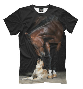 Футболка Лошадь и пес
