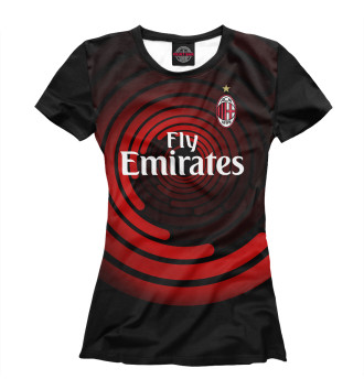 Футболка для девочек AC Milan