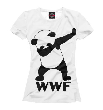 Футболка для девочек WWF Panda dab