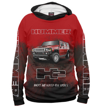 Женское Худи Hummer H2 Red