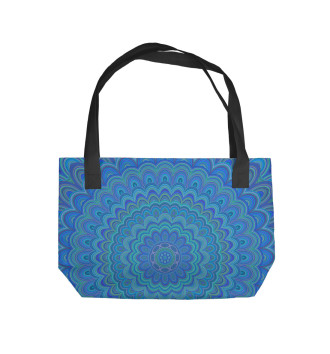 Пляжная сумка Blue Mandala