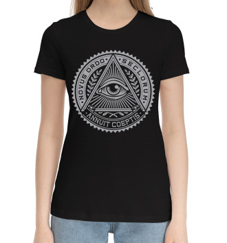 Хлопковая футболка Illuminati