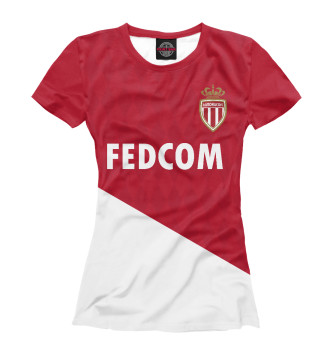 Женская Футболка AC Monaco домашняя форма