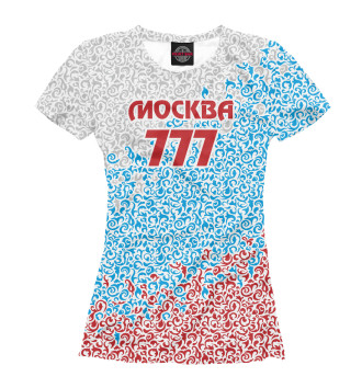 Футболка для девочек Москва - регион 777