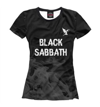 Футболка для девочек Black Sabbath Glitch Black