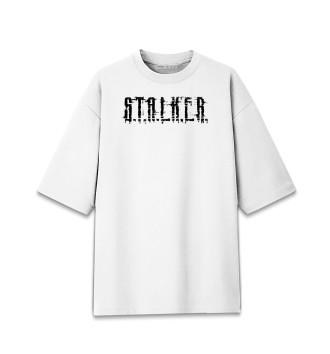 Женская Хлопковая футболка оверсайз S.T.A.L.K.E.R