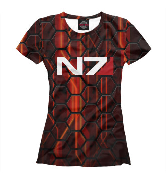 Футболка для девочек Mass Effect N7