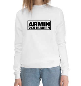 Женский Хлопковый свитшот Armin van Buuren