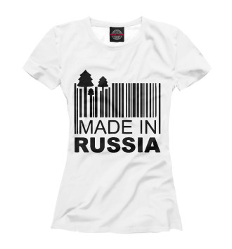 Женская Футболка Made in Russia