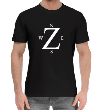 Хлопковая футболка Z Компас
