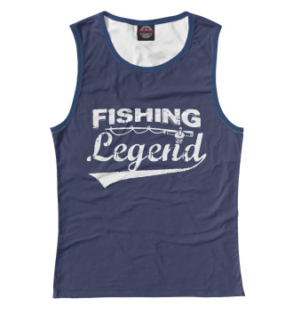 Майка для девочек Fishing legend