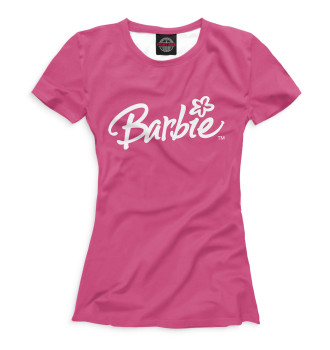 Женская Футболка Надпись Barbie