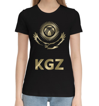 Женская Хлопковая футболка Киргизия