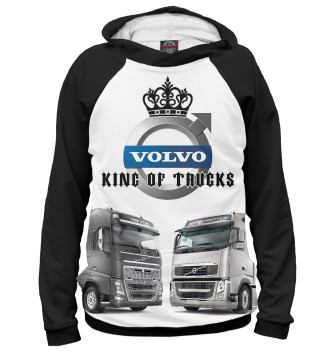 Худи для девочек VOLVO - король грузовиков