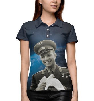 Поло Гагарин с голубем мира
