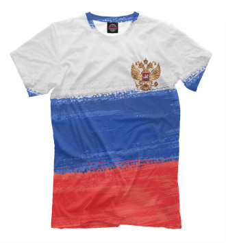 Футболка Флаг России с гербом