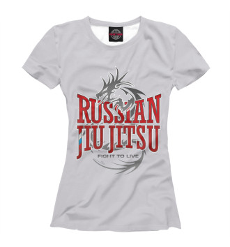 Женская Футболка Russian Jiu Jitsu