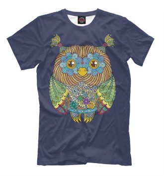 Футболка для мальчиков Friendly Zentangle Owl