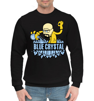 Хлопковый свитшот Blue crystal