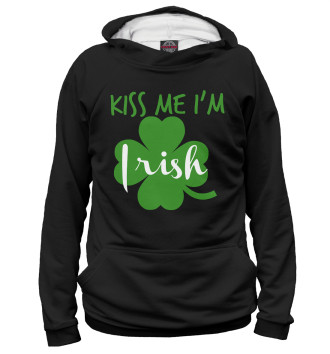 Женское Худи Kiss me I'm Irish