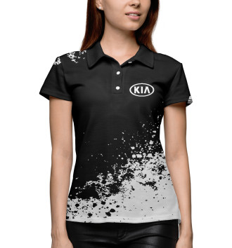 Женское Поло Kia abstract sport uniform