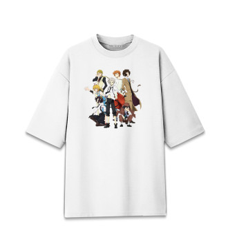 Хлопковая футболка оверсайз Великий из бродячих псов
