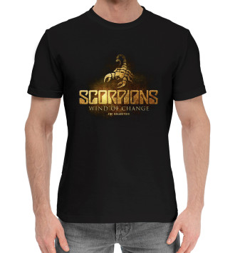 Мужская Хлопковая футболка Scorpions