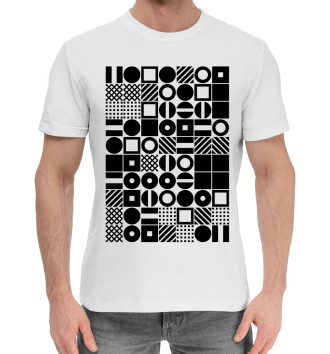 Мужская Хлопковая футболка Geometry